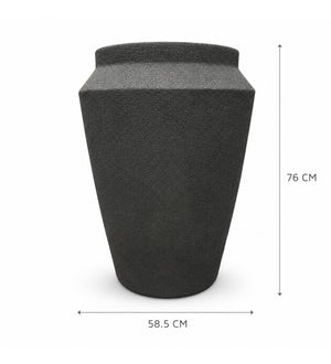 Tapered Planter – Black - Dimensions