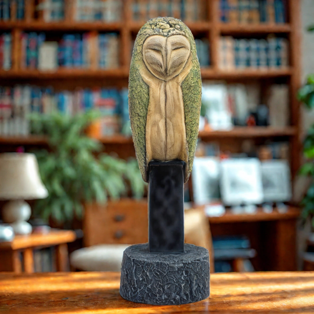 Ashnam Sleeping Wisebird - Rust Yellow, 36cm