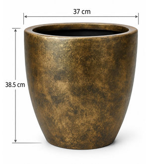 Antique Aura Outdoor Planter – Bronze Gold - Dimensions