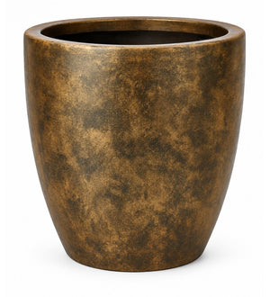 Antique Aura Outdoor Planter – Bronze Gold - White background