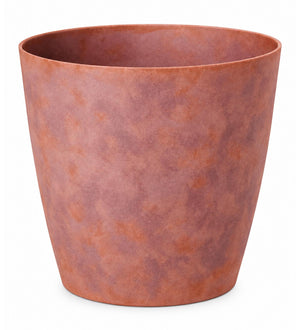 Terra Curve Outdoor Planter – Rustic Rose - White background