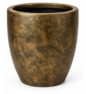 Antique Aura Outdoor Planter – Bronze Gold - Close-up