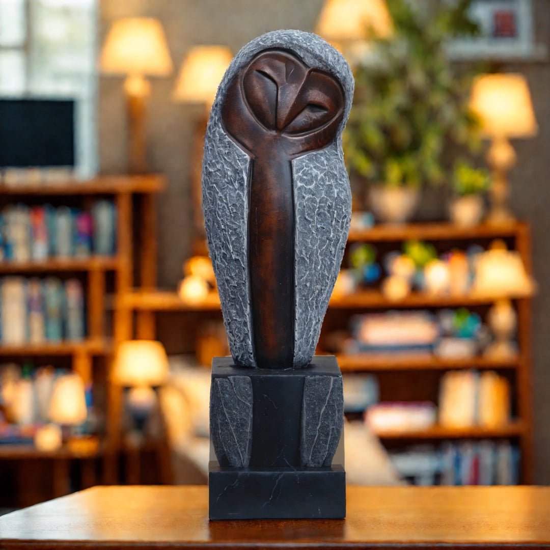 Ashnam Regal Guardian Wisebird - Woody Brown & Storm Grey, 33cm