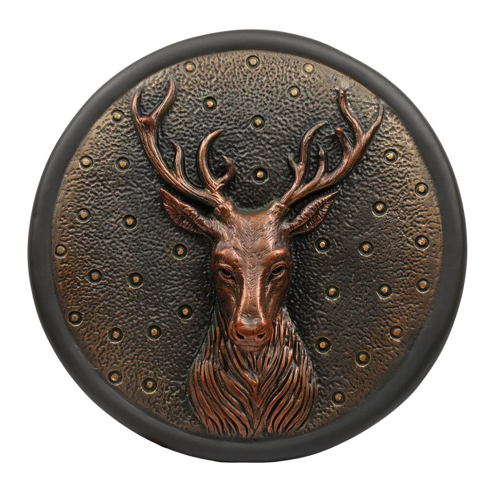Deer Head Decorative Wall Art, 26.7cm, Multicolor