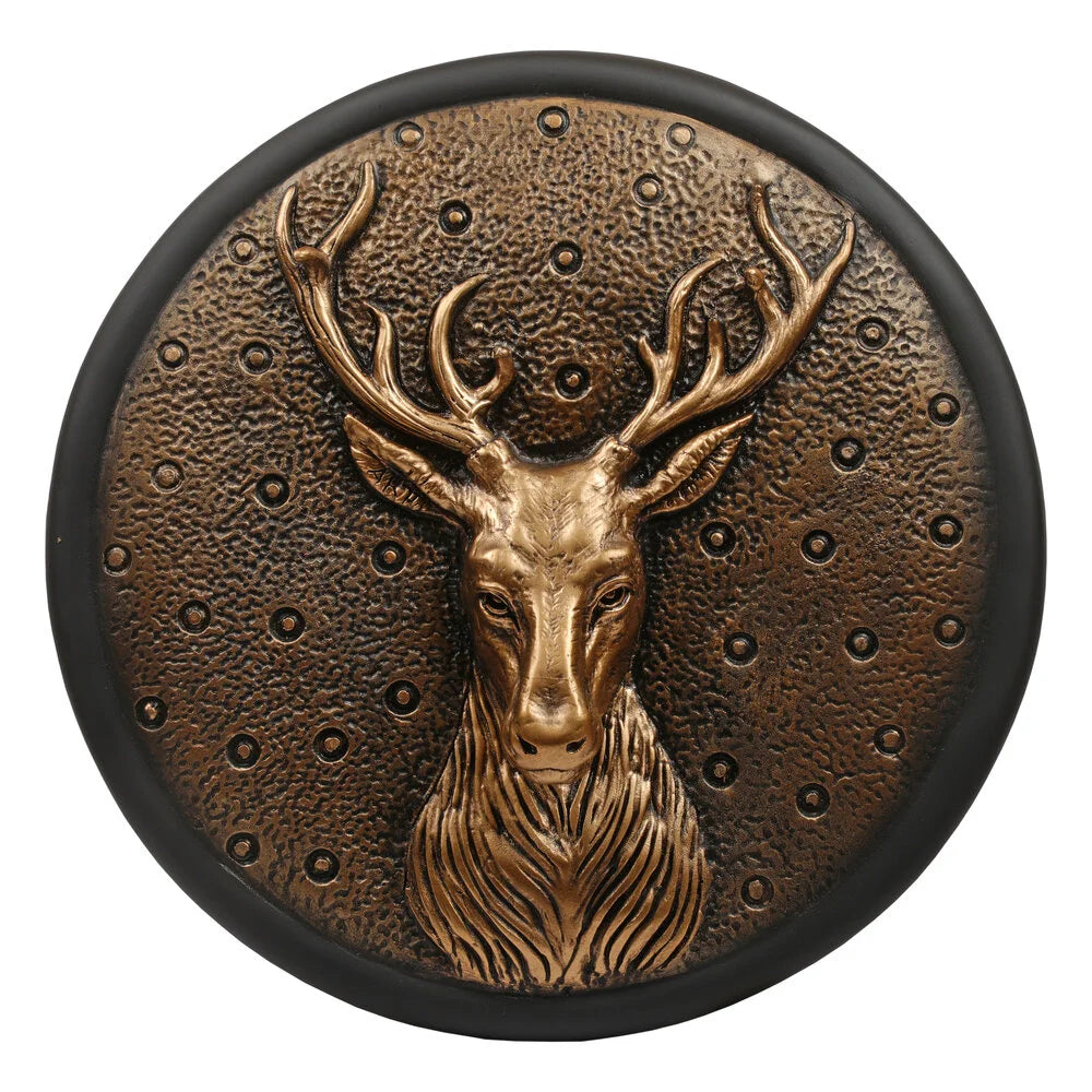 Deer Head Decorative Wall Art, 26.7cm, Multicolor