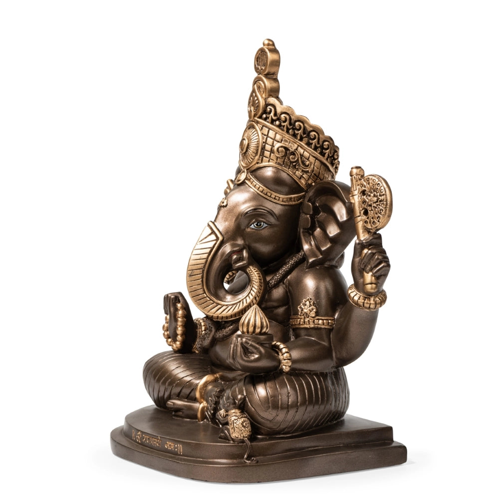 Siddhivinayak Ganesha Idol for Home Décor – Bronze