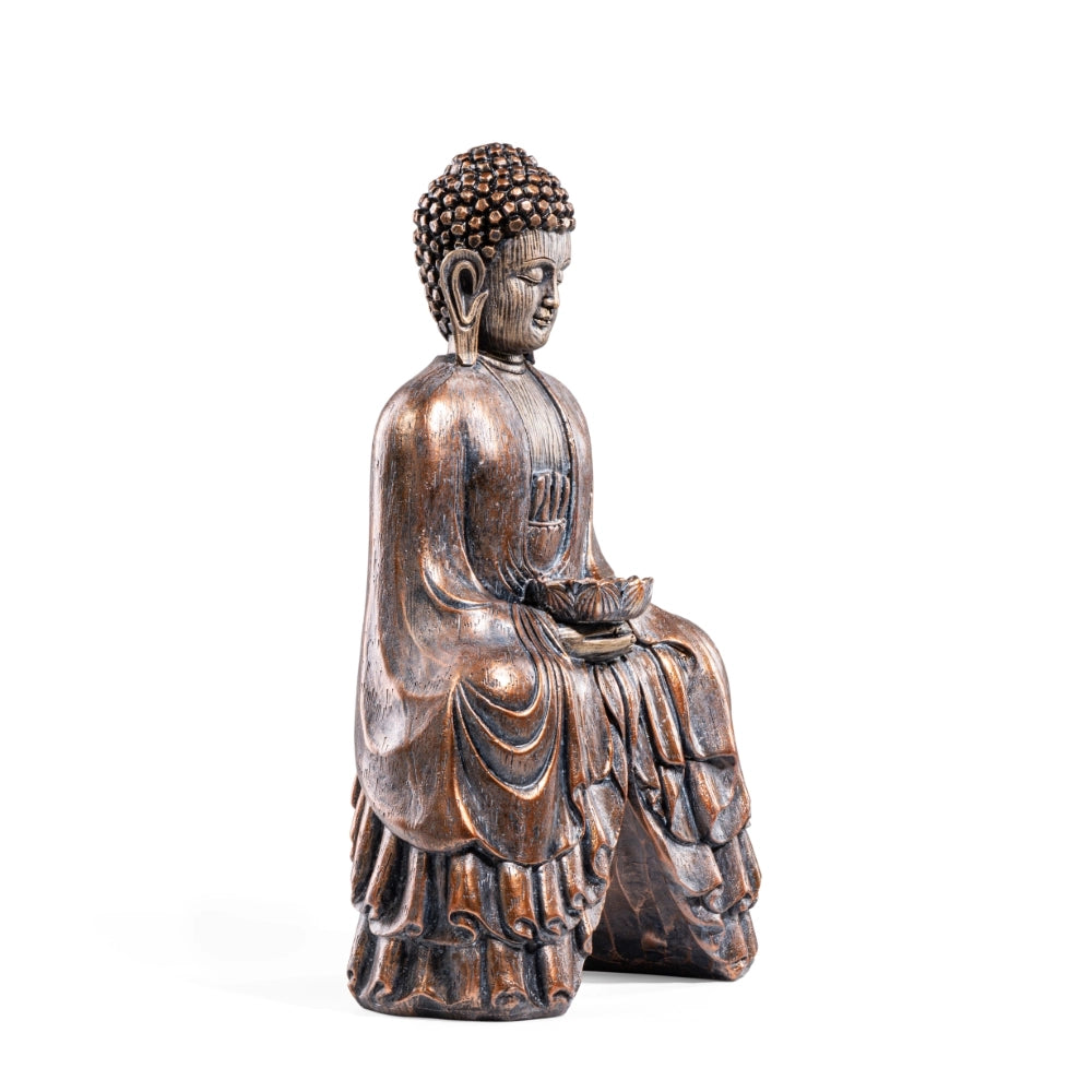 Ashnam Serene Rustic Buddha Figurine