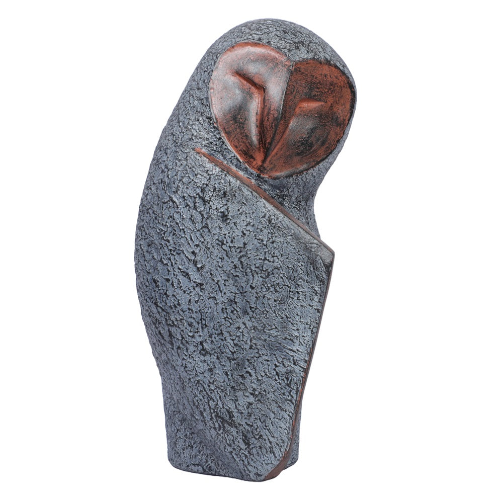 Ashnam Turnaround Wisebird - Smokey Grey & Copper Rust, 24.5cm