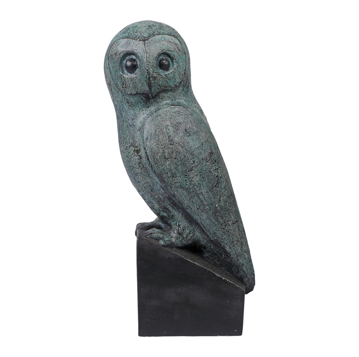 Ashnam Leftward Gazing Wisebird - Rust Green, 32cm