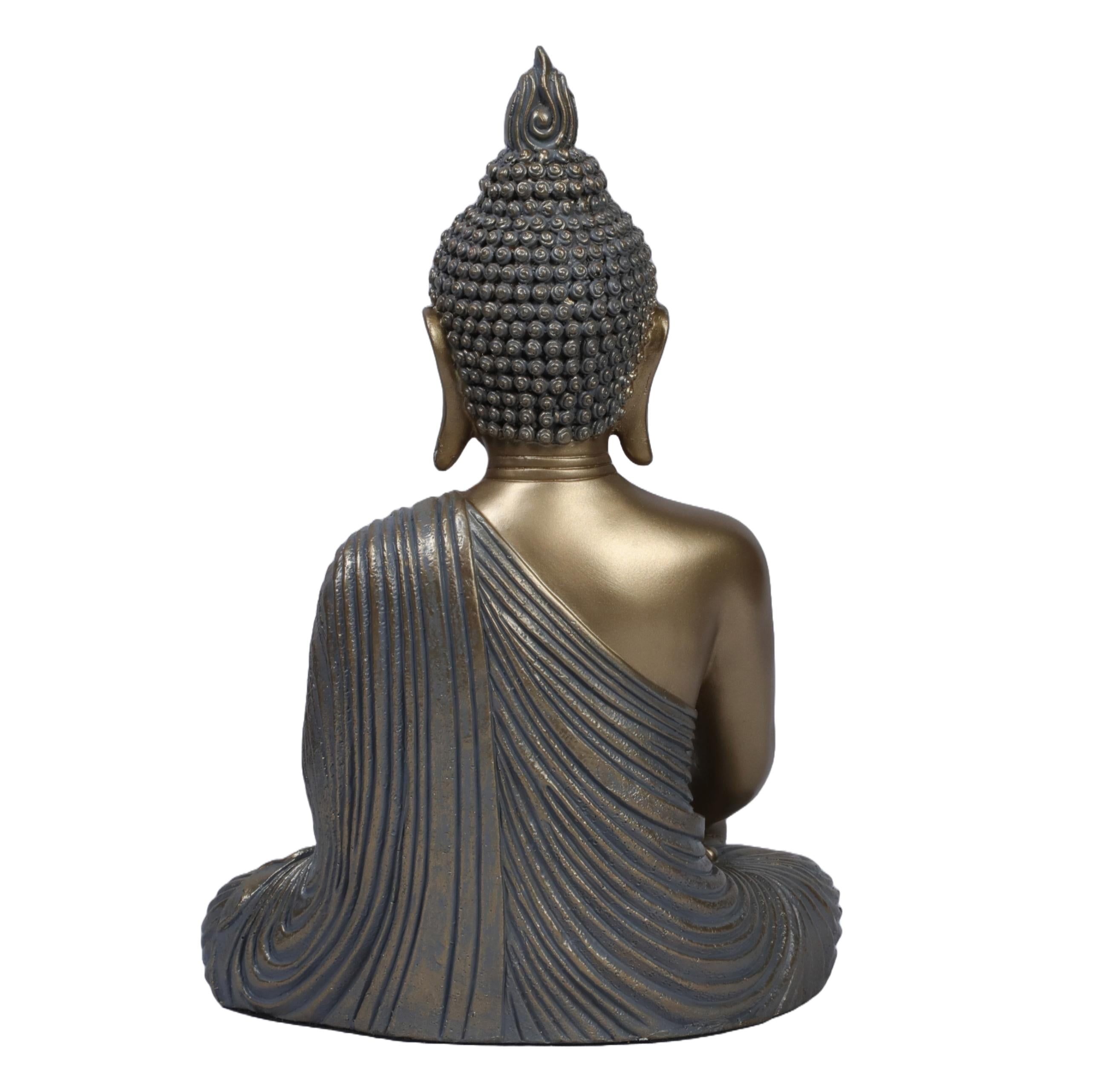 Ashnam Meditating Buddha with Hands in Reverent Pose, 26 Cm