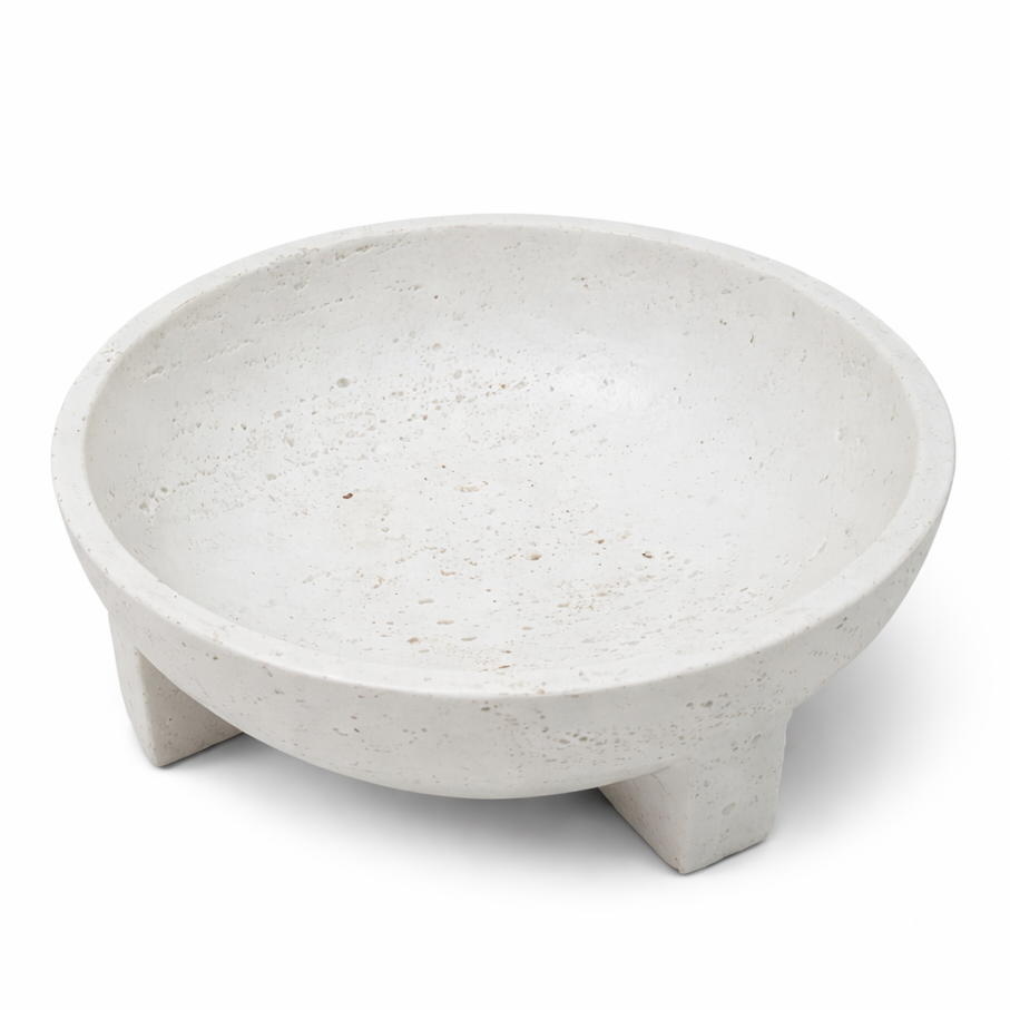 Elegant Centerpiece Urli Bowl - Marble Finish