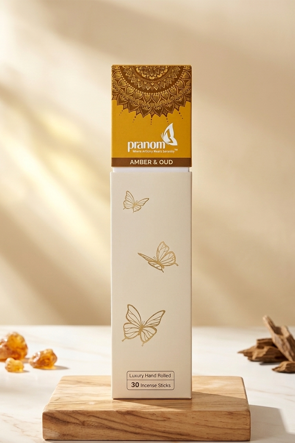 Amber & Oud Incense Sticks Lux