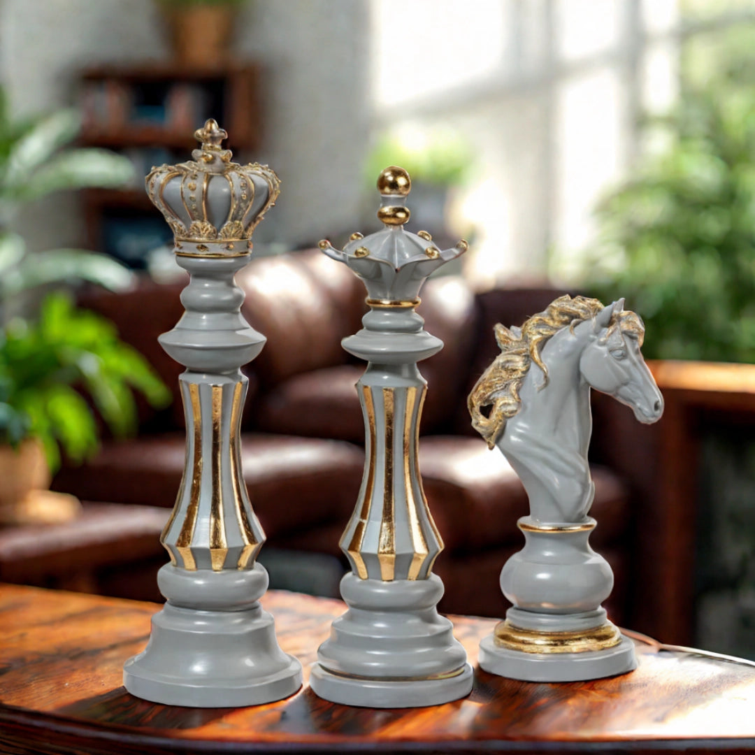 Ashnam Chess Coin Decorative Accent (Big) – Set of 3