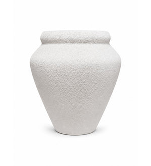 Sculptural Vase – White - White background