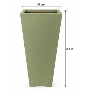 Urban Tower Outdoor Planter – Sage Green - Dimensions