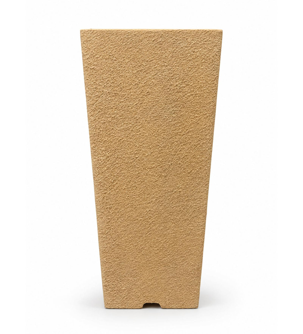 Tall Tapered Planter - Sand Finish - White background