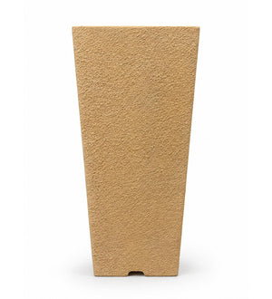Tall Tapered Planter - Sand Finish - White background