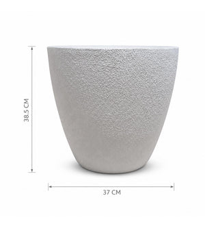 Contemporary Planter – White - Dimensions