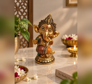 Ganesha playing dhol - Lifestyle