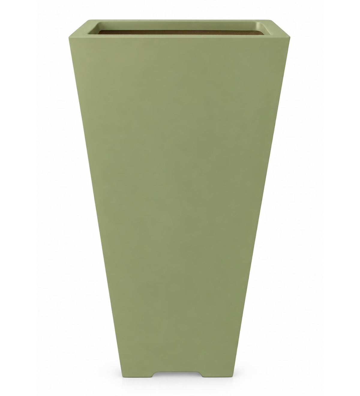 Urban Tower Outdoor Planter – Sage Green - White background