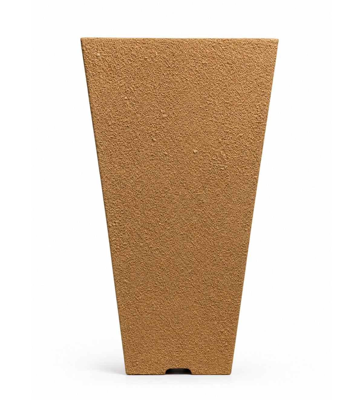 Tall Tapered Planter – Earthy Brown - White background