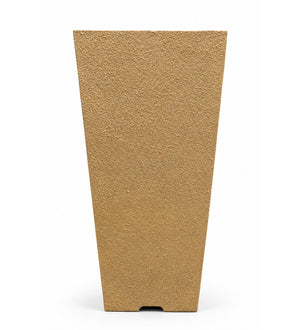 Tapered Textured Planter – Antique Finish - White background