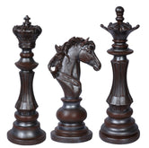 Ashnam Chess Coin Decorative Accent (Big) - Set of 3, Iron