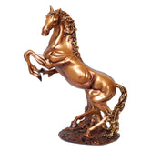 Ashnam Big Jumping Horse Showpiece – Gold