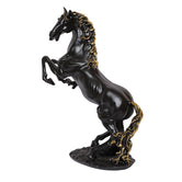 Ashnam Big Jumping Horse Showpiece – Black