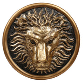 Lion Head Wall Art Showpieces, 26.7cm, Black & Gold