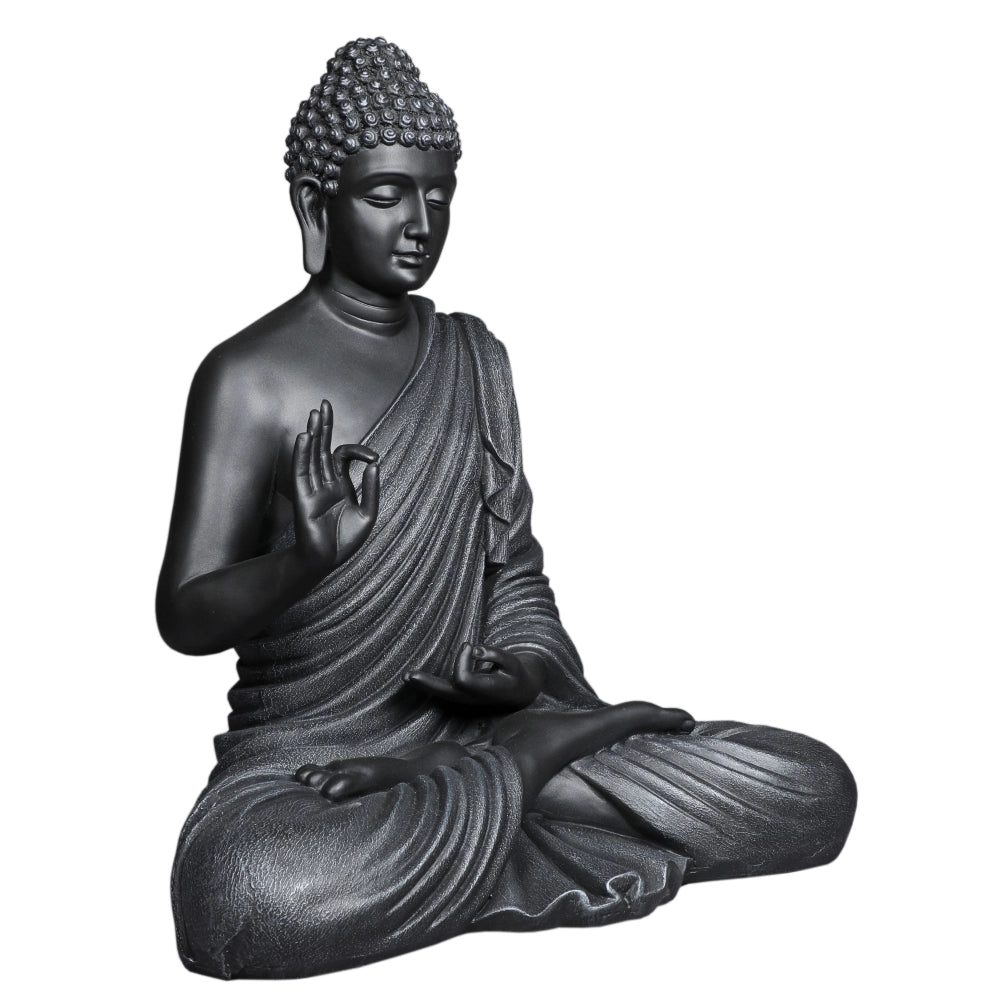 Blessing Buddha 24 Inch Decorative Showpiece – Black