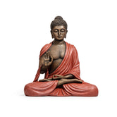 Ashnam Protection Buddha 19 Inch Decorative Showpiece – Brown & Red