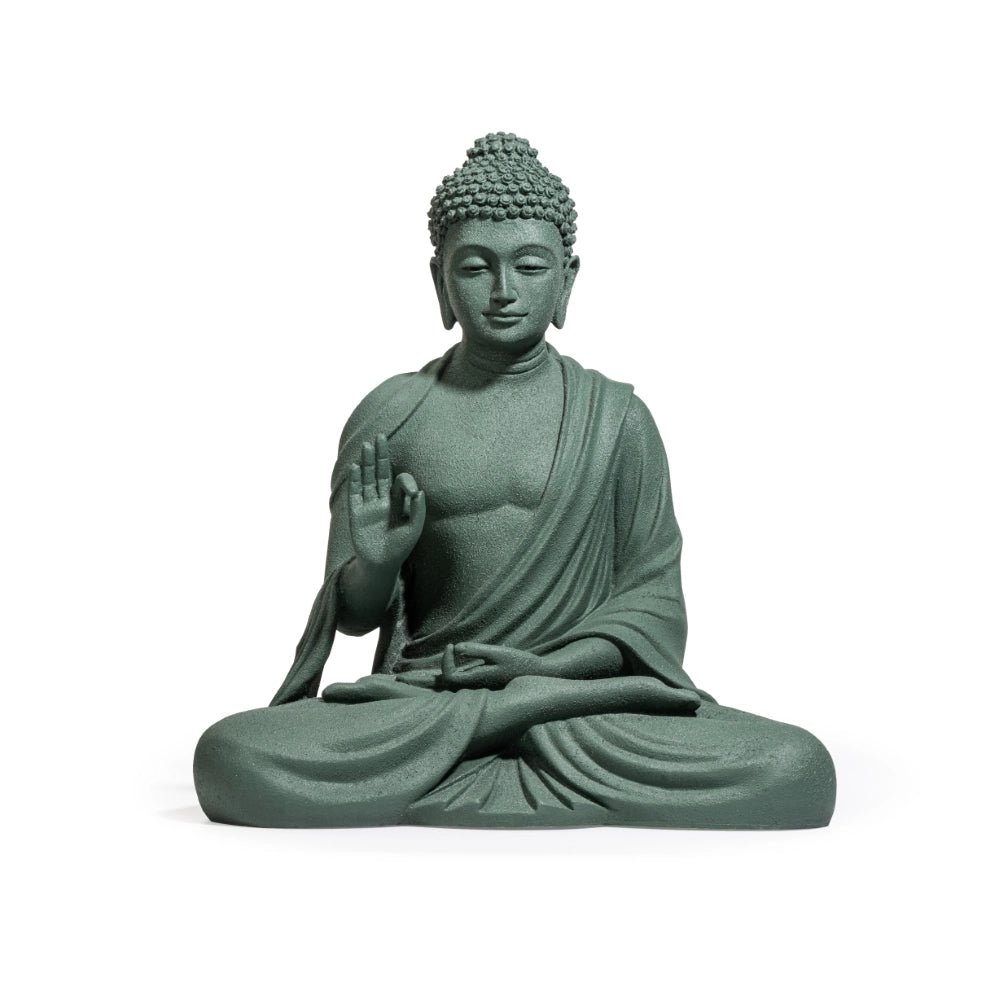 Ashnam Protection Buddha 19 Inch Decorative Showpiece – Green