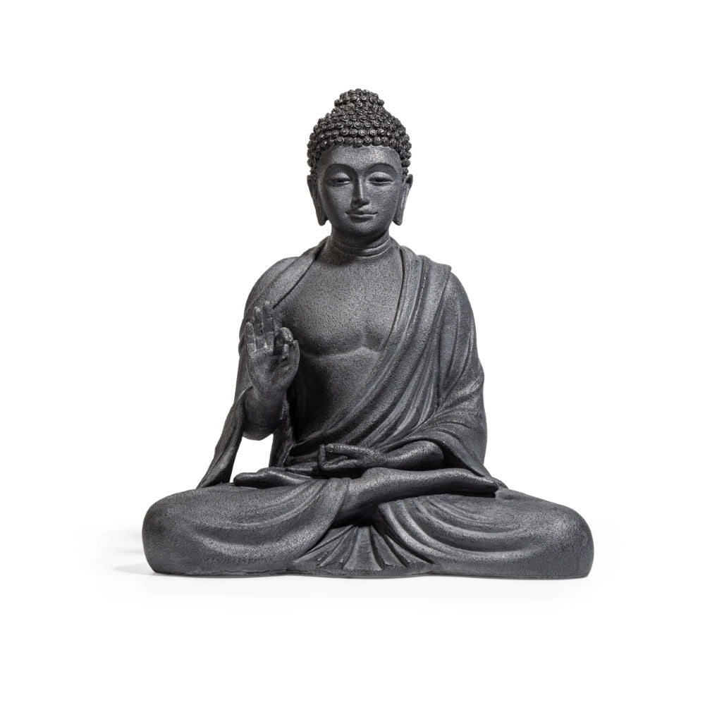 Ashnam Protection Buddha 19 Inch Decorative Showpiece – Graphite