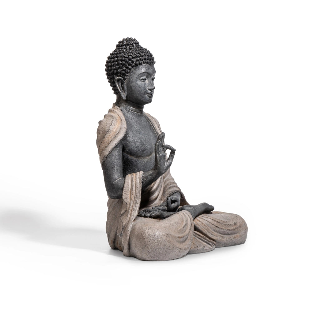 Ashnam Protection Buddha 19 Inch Decorative Showpiece – Rustic Iron
