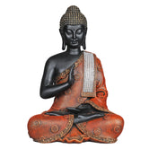 Blessing Buddha Decorative Showpiece – Black & Red