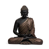 Ashnam Protection Buddha 24 Inch Decorative Showpiece – Black & Gold