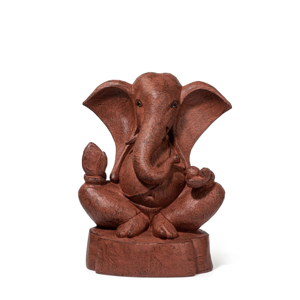 Ashnam Abstract Traditional Ganesha, Terracotta