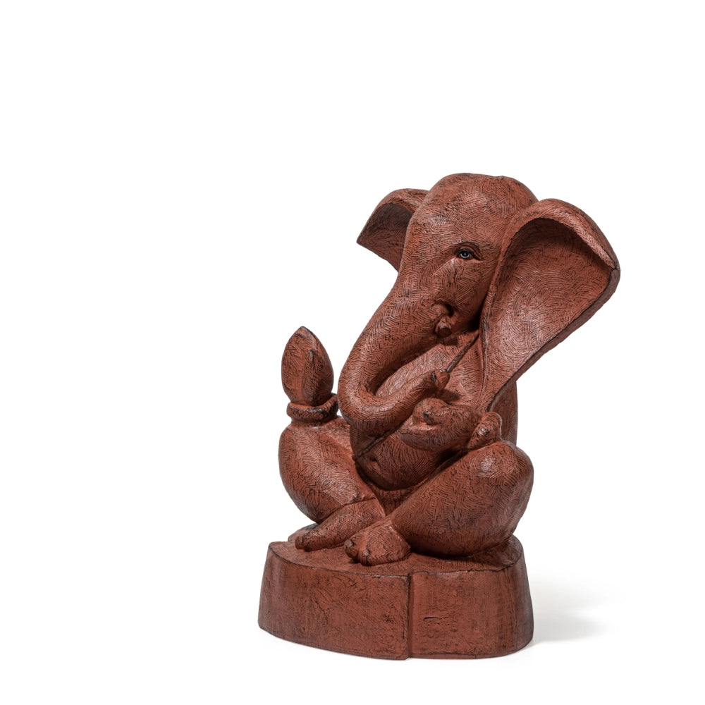 Ashnam Abstract Traditional Ganesha, Terracotta