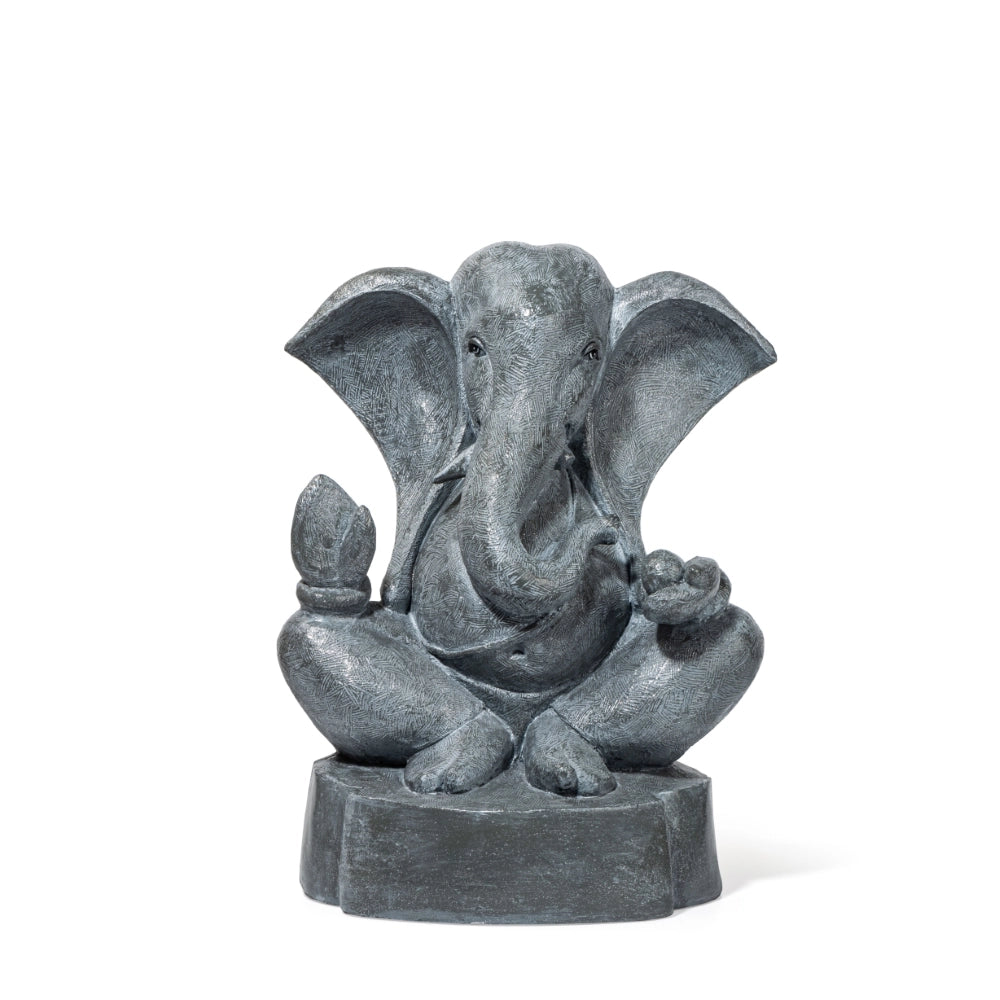 Ashnam Abstract Traditional Ganesha, Wedgewood Grey
