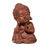 Blessing Monk Decorative Showpiece - Terracotta