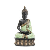 Ashnam Buddha with Lotus Base Showpice – Black & Pista