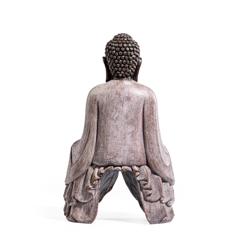 Ashnam Serene Rustic Buddha Figurine