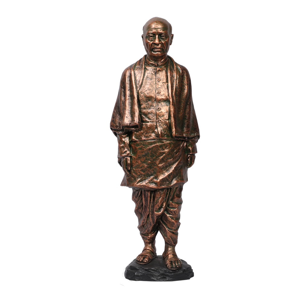 Ashnam Unity Monument- Statue of Unity Replica - Anique Copper, 31cm