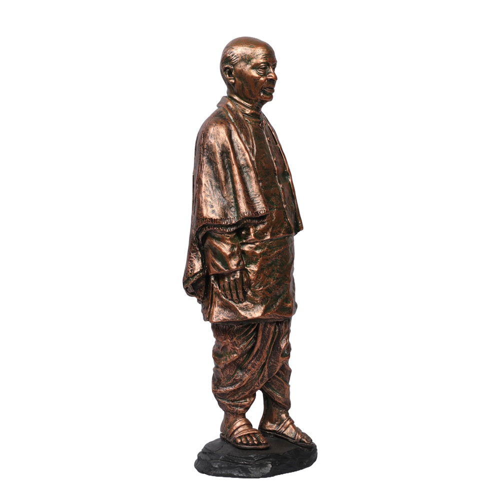 Ashnam Unity Monument- Statue of Unity Replica - Anique Copper, 31cm