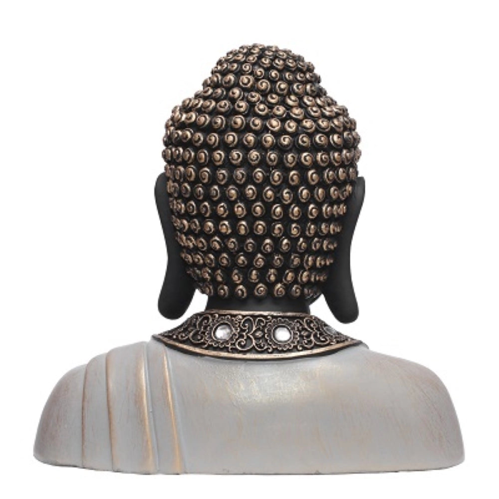 Ashnam Buddha Bust – Black Grey