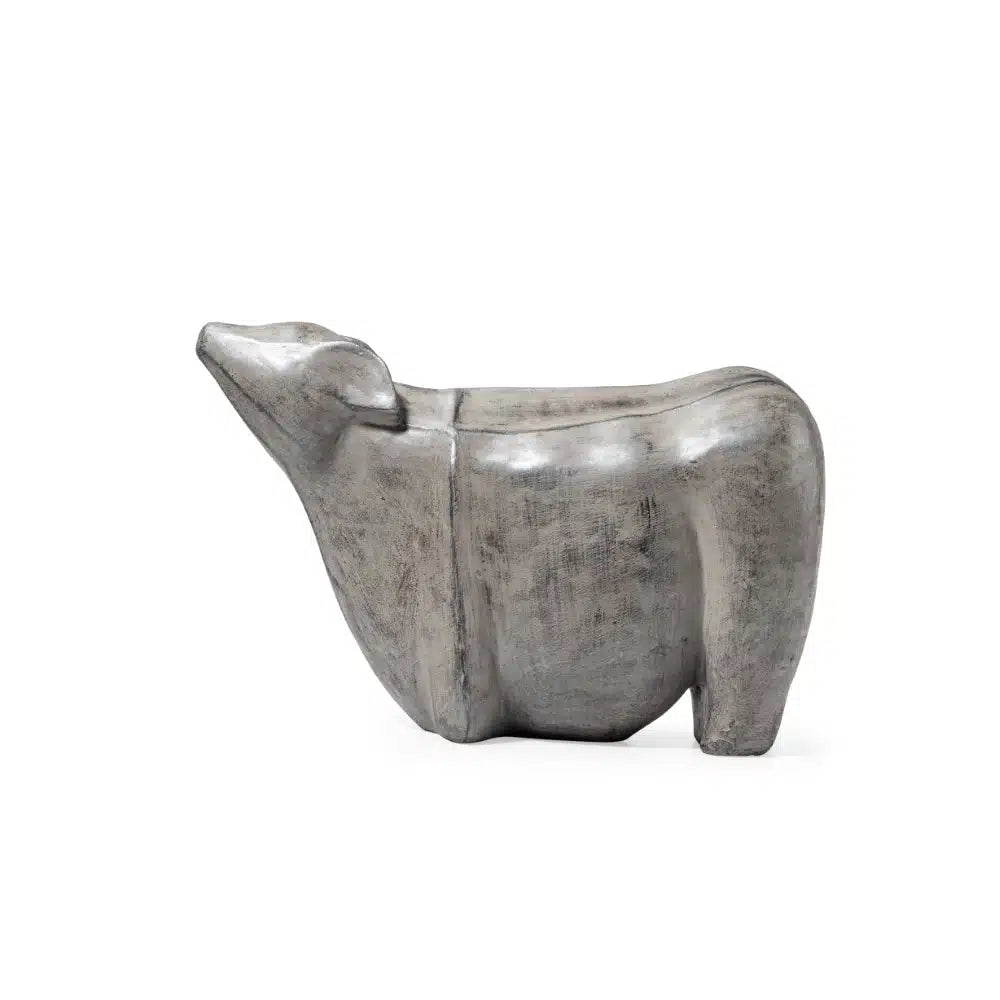 Ashnam Abstract Bull – Cement Grey, 24.5CM