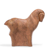 Ashnam Abstract Horse – Rust Terracotta, 32CM