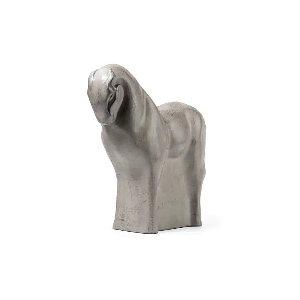 Ashnam Abstract Horse – Cement Grey, 32CM