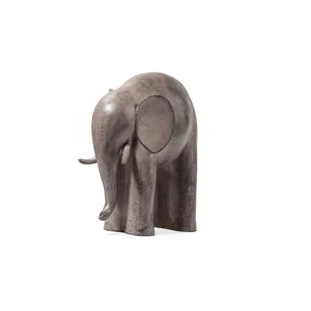 Ashnam Abstract Elephant – Rust Iron, 30CM